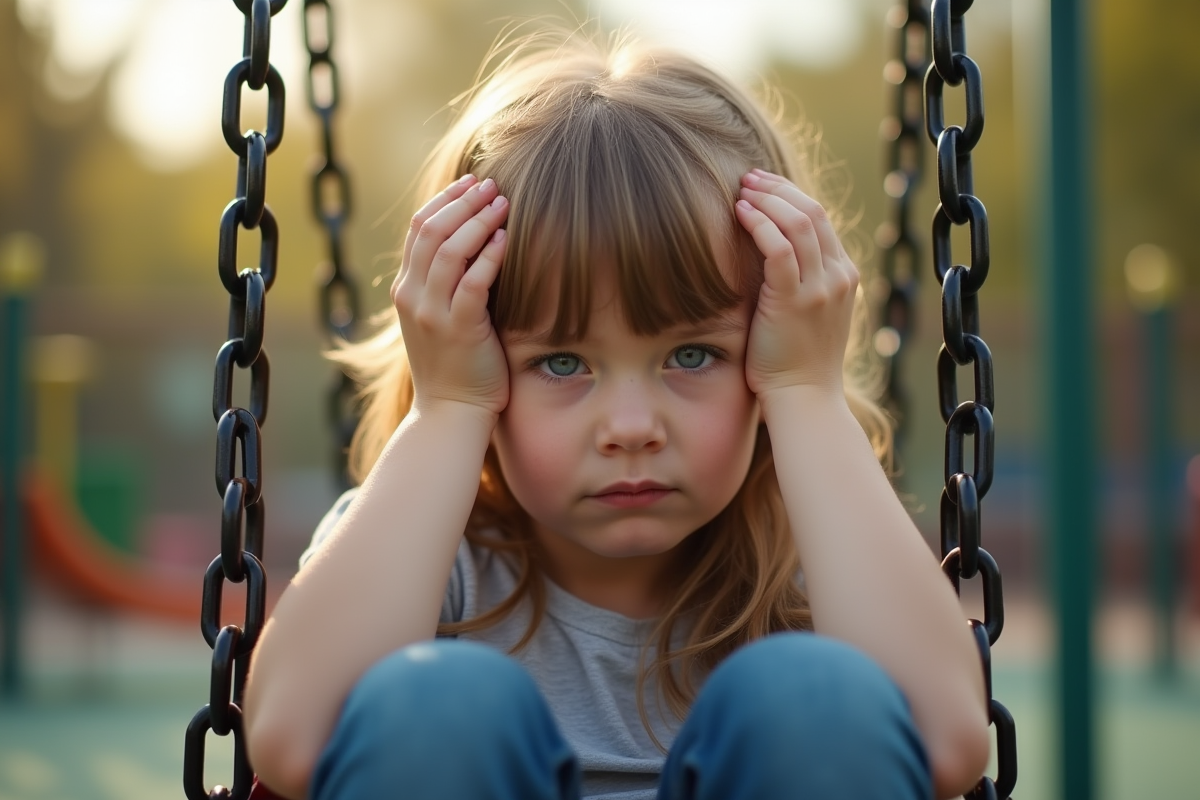 enfants stressés